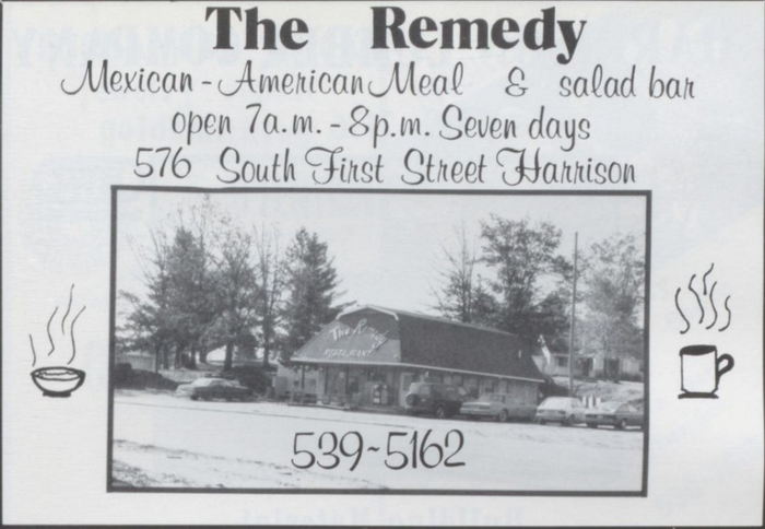 The Remedy - Old Yearbook Ad (newer photo)